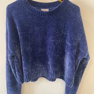 Silence + noise blue sweater